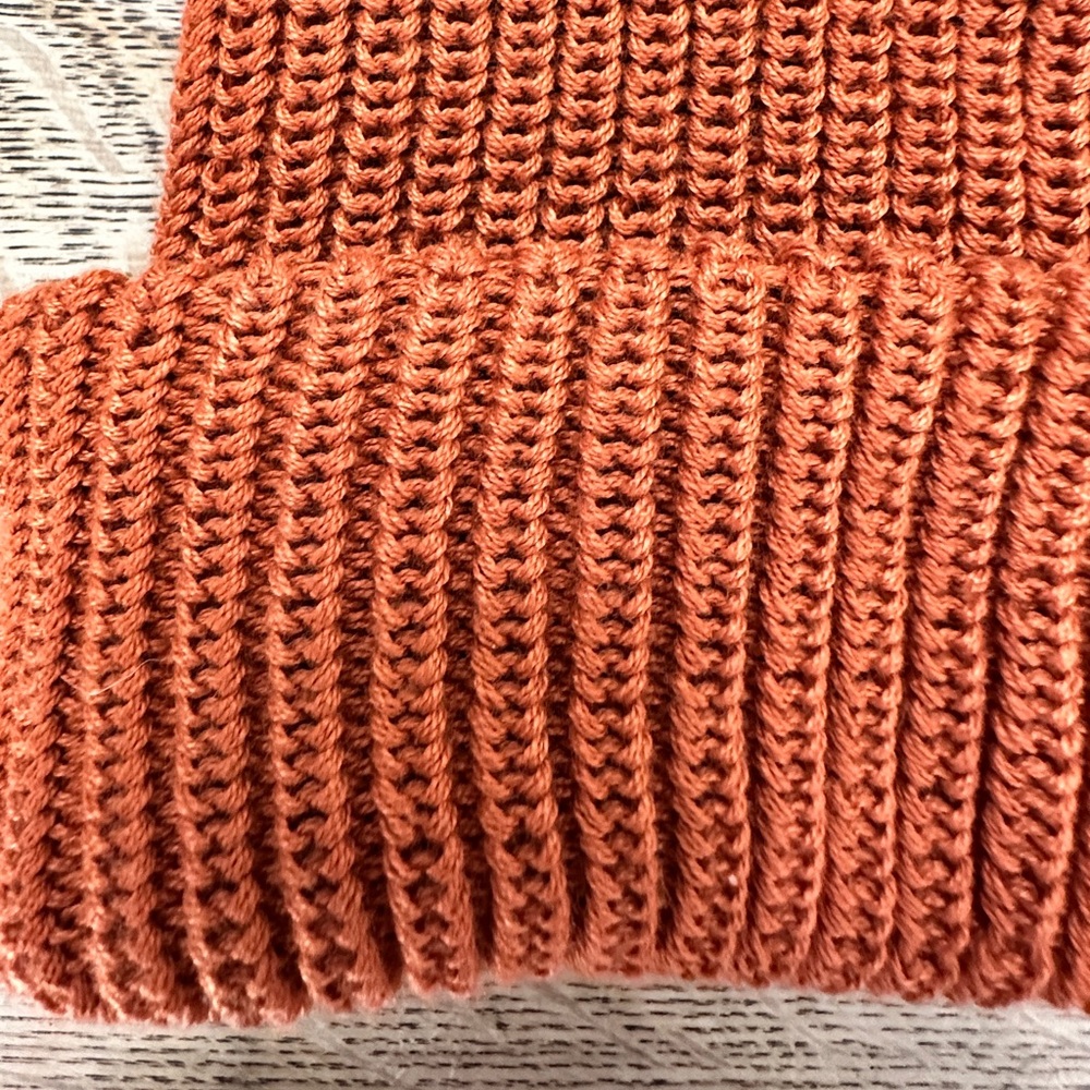 DESO Supply Lumberjack Cuff Repreve Beanie Stocking Hat Rust - Picture 7 of 12